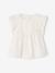 Nette kanten blouse voor meisjes wit - vertbaudet enfant 