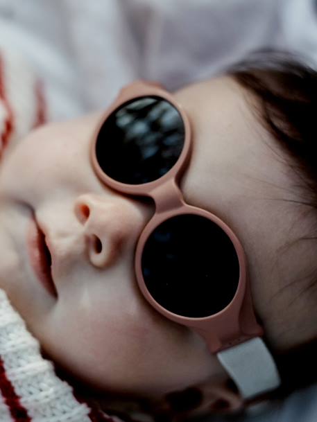 BEABA-zonnebril voor baby's van 0 tot 9 maanden oud blauw+roze+terracotta+zandbeige - vertbaudet enfant 