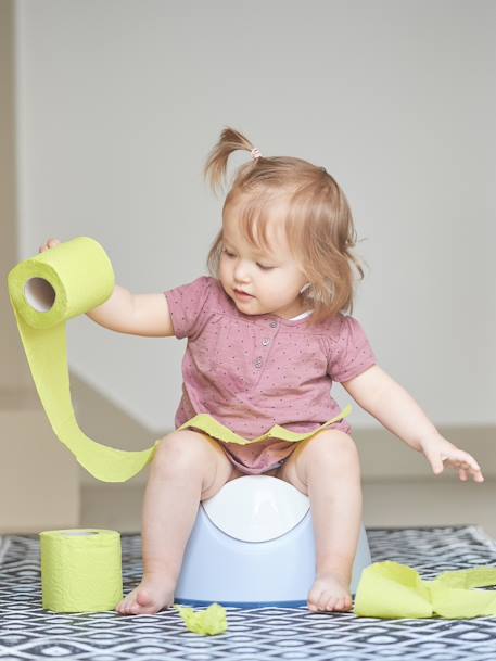 Ergonomisch toiletpotje voor baby's BEABA Groenblauw+saliegroen - vertbaudet enfant 