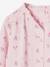 Personaliseerbare meisjesblouse van katoenen gaas ecru+lichtroze+wit, bedrukt - vertbaudet enfant 