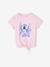 T-shirt met knoop 'Good day' Disney® Stitch korte mouwen lila (poederkleur) - vertbaudet enfant 