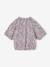 Crop top voor meisjes ecru+koraal+saliegroen - vertbaudet enfant 