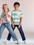 Onverwoestbare rechte relaxjeans jongens, eenvoudig aan te trekken denimgrijs+double stone+ongewassen denim+stone - vertbaudet enfant 