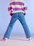 Uitlopende meisjesjeans middenblauw - vertbaudet enfant 