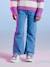 Uitlopende meisjesjeans middenblauw - vertbaudet enfant 