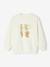 Meisjes sportset sweatshirt met goudmotief + legging saliegroen - vertbaudet enfant 