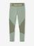Meisjes sportset sweatshirt met goudmotief + legging saliegroen - vertbaudet enfant 
