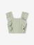 Ceremonie-set blouse en rok met volant voor meisjes rouge+saliegroen - vertbaudet enfant 