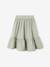 Ceremonie-set blouse en rok met volant voor meisjes rouge+saliegroen - vertbaudet enfant 