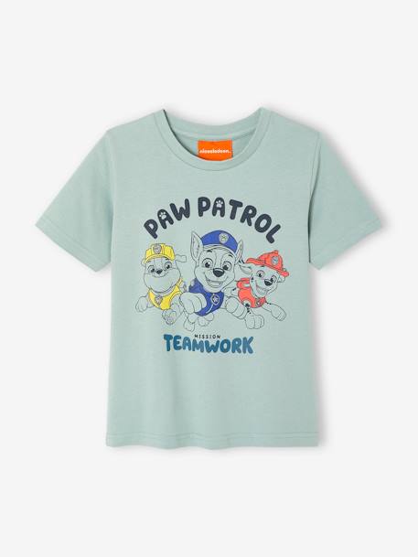 Set met shirt en short PAW PATROL® blauwgroen - vertbaudet enfant 