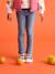 Slim meisjesjeans smal denimgrijs+donkerblauw+gebleekt denim+grijs+middenblauw - vertbaudet enfant 