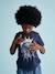 Jongensshirt met motief in omkeerbare pailletten Basics blauwgroen+ecru+nachtblauw+oceaanblauw+wit - vertbaudet enfant 