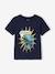 Jongensshirt met motief in omkeerbare pailletten Basics blauwgroen+ecru+nachtblauw+oceaanblauw+wit - vertbaudet enfant 