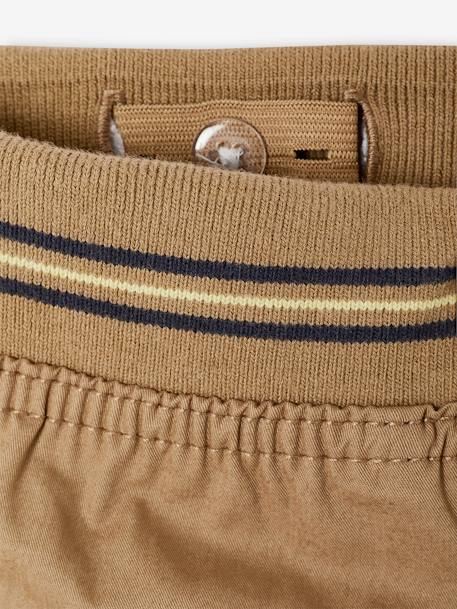 Rechte cargobroek voor jongens MorphologiK middelgrote heupomtrek nachtblauw+zandbeige - vertbaudet enfant 