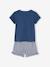Set van 2 pyjamabroeken BASICS voor meisjes marineblauw - vertbaudet enfant 