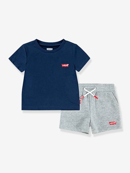 Set t-shirt + short Batwing LEVI'S® marineblauw - vertbaudet enfant 