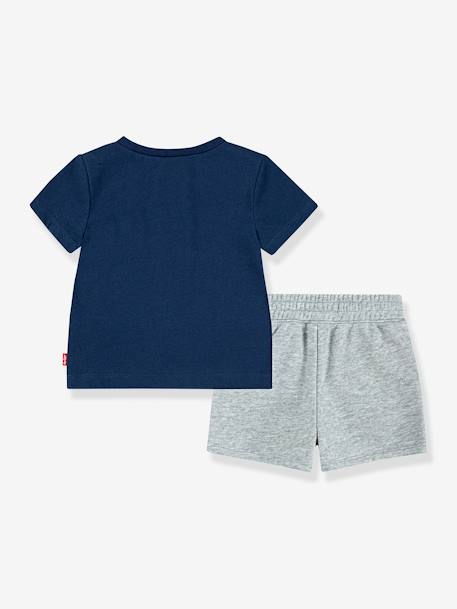 Set t-shirt + short Batwing LEVI'S® marineblauw - vertbaudet enfant 