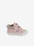 Zachte lederen baby-slofjes voor de eerste stapjes beige, bedrukt+blauw, bedrukt+brons+goud+groen, bedrukt+oudroze+roze (poederkleur)+roze, bedrukt+rozen+turquoiseblauw+veel roze+zachtpaars - vertbaudet enfant 