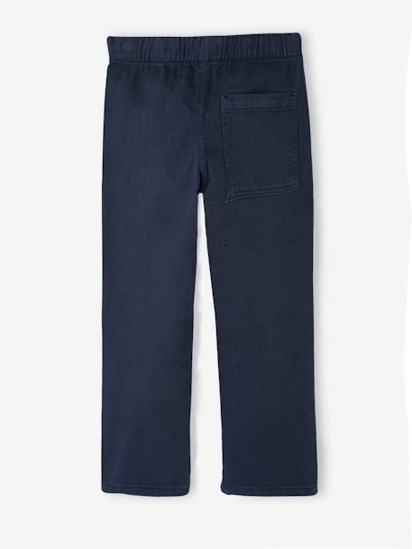 Eenvoudig aan te trekken jongensbroek met rechte pasvorm beige+middenblauw+nachtblauw+saliegroen+terracotta - vertbaudet enfant 