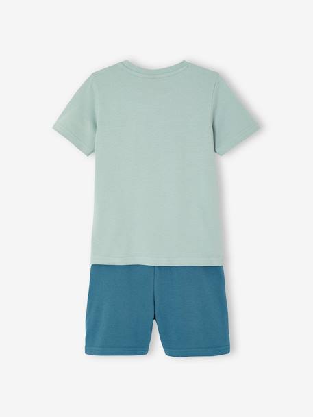 Set met shirt en short PAW PATROL® blauwgroen - vertbaudet enfant 