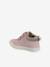 Zachte lederen baby-slofjes voor de eerste stapjes beige, bedrukt+blauw, bedrukt+brons+goud+groen, bedrukt+oudroze+roze (poederkleur)+roze, bedrukt+rozen+turquoiseblauw+veel roze+zachtpaars - vertbaudet enfant 