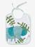 Set van 7 babyslabbetjes VERTBAUDET blauwgroen+hemelsblauw+Jungleprint - vertbaudet enfant 