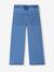 Wijde tregging voor meisjes van denim denimgrijs+donkerblauw+lichtblauw+middenblauw - vertbaudet enfant 
