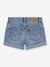 Jeans short Girlfriend shorts LEVI'S® blauw+ecru - vertbaudet enfant 
