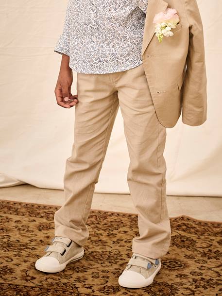 Gekraakte manden voor kinderen, kleutercollectie beige+zandbeige - vertbaudet enfant 