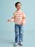 Wijde meisjesjeans medium lichaamsbouw denimgrijs+donkerblauw+lichtblauw+middenblauw - vertbaudet enfant 