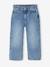 Wijde meisjesjeans medium lichaamsbouw denimgrijs+donkerblauw+lichtblauw+middenblauw - vertbaudet enfant 