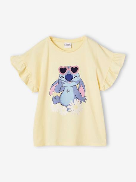 Disney® Stitch set met T-shirt + fietsbroek pastelgeel - vertbaudet enfant 
