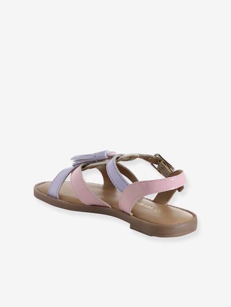 Open sandalen voor kinderen, kleuterschoolcollectie meerkleurig - vertbaudet enfant 