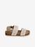 Gekraakte sandalen met haak-effect voor kinderen, kleutercollectie beige - vertbaudet enfant 