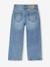 Wijde meisjesjeans medium lichaamsbouw denimgrijs+donkerblauw+lichtblauw+middenblauw - vertbaudet enfant 