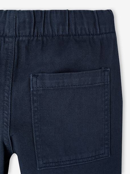 Eenvoudig aan te trekken jongensbroek met rechte pasvorm beige+middenblauw+nachtblauw+saliegroen+terracotta - vertbaudet enfant 