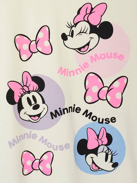 T-shirt Disney® Minnie gekleurde bubbels ecru - vertbaudet enfant 