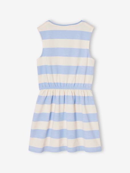Gestripte Disney® Stitch jurk hemelsblauw - vertbaudet enfant 