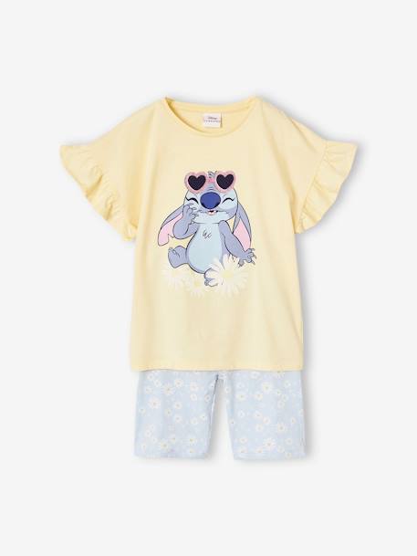 Disney® Stitch set met T-shirt + fietsbroek pastelgeel - vertbaudet enfant 
