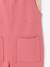 Meisjesset met T-shirt en tuinbroek rozen+saliegroen - vertbaudet enfant 