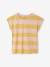 Meisjesset met T-shirt en tuinbroek rozen+saliegroen - vertbaudet enfant 