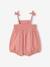 Baby romper met smock rozen - vertbaudet enfant 