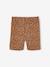 Set van 2 fietsshorts voor meisjes beige+koraal - vertbaudet enfant 