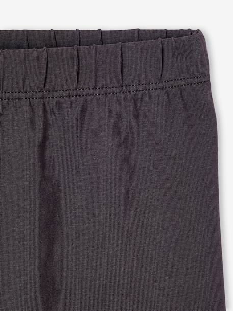 Set van 2 fietsshorts voor meisjes beige+koraal - vertbaudet enfant 