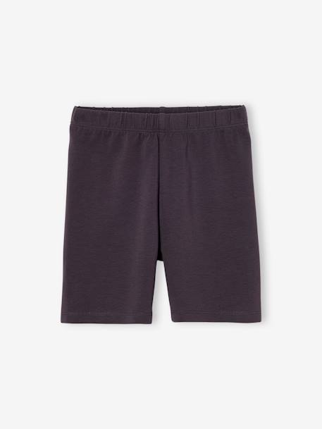 Set van 2 fietsshorts voor meisjes beige+koraal - vertbaudet enfant 