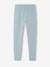 Set van 2 leggings voor meisjes antraciet+ecru - vertbaudet enfant 