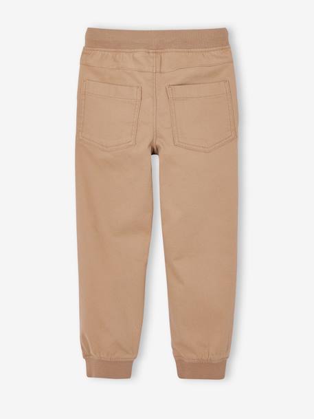 Jongensjoggingbroek, eenvoudig aan te trekken grijsblauw+kaki+karamel+marineblauw - vertbaudet enfant 