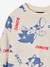 SONIC® jongens sweat ecru - vertbaudet enfant 