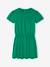 Meisjesjurk met macramé detail groen+rozen - vertbaudet enfant 