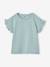 Meisjesset met shirt en broek grijsblauw+groen - vertbaudet enfant 